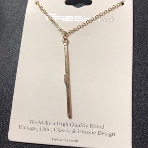 quality necklace, Copper-tone bangle, earrings